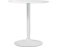 Homcom Valgomojo stalas, Apvalus virtuvės stalas, Modernus valgomojo stalas 2 asmenims, Ø70 x 75 cm