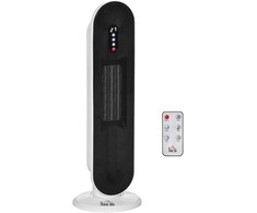 Homcom Ventiliatorinis šildytuvas 2000 W su nuotolinio valdymo pulteliu 21 x 21 x 63,5 cm