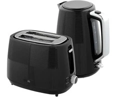 Skrudintuvas HOMCOM Virdelių ir skrudintuvų rinkinys, 1,7 L, kelios funkcijos, nerūdijantis plienas, juodas