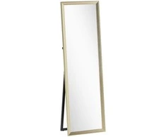 HOMCOM viso ilgio veidrodis, lankstus, 160 x 50 cm, aukso spalvos
