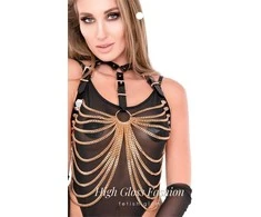 KINKY DIVA grandininė liemenėlė su sagtimis GRANDININĖ LIEMENĖLĖ SU SAGTIMIS