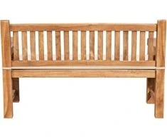 Clp Trading Mville Tiko medžio suoliukas Jackson su sėdimąja pagalvėle 150 cm + tikas