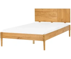 Lova Beliani Lovos rėmas iš pušies medienos FLAVIGNAC 120 x 200 cm Šviesiai rudas