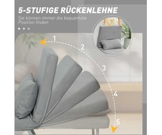 Miegamoji sofa-kėdė, paminkštintas fotelis, transformuojamas į svečių lovą, ergonomiškas, šviesiai pilkas