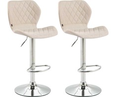CLP Trading GmbH Mville 2 baro kėdžių rinkinys "Cork fabric" chromas