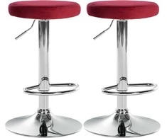 Mville 2 baro kėdžių rinkinys "Ponte velvet" chromas