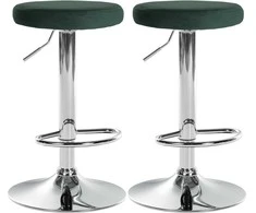 Mville 2 baro kėdžių rinkinys "Ponte velvet" chromas