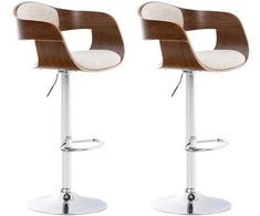 Mville 2 "Kingston C" medžiaginių baro kėdžių rinkinys