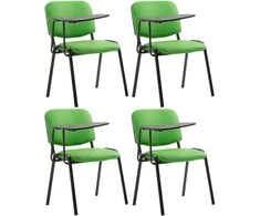 Mville 4 kėdžių rinkinys "Ken" su sulankstomu stalu, imituojančiu odą