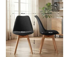 Mville 4 "Linares Cord" kėdžių rinkinys