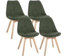 Mville 4 "Linares Cord" kėdžių rinkinys