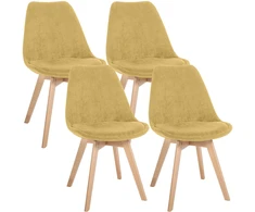 Mville 4 "Linares Cord" kėdžių rinkinys