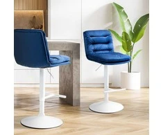 Mville Baro kėdė "Damar velvet" balta