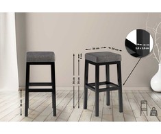 CLP Trading GmbH Mville Baro kėdė "Taylor B80" audinys
