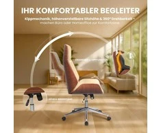 Mville Biuro kėdė "Varel" odos imitacija