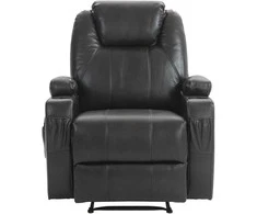 Mville "Hepler" fotelis su masažo funkcija, dirbtinė oda
