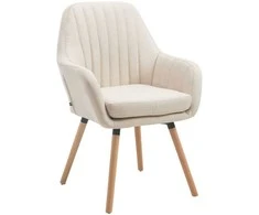Mville Kėdė Florian Fabric kreminė, natūrali