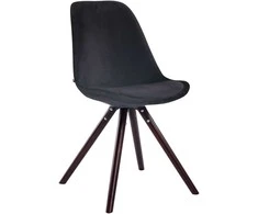 Mville Lankytojų kėdė Toulouse velvet round cappuccino