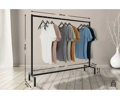 Clp Trading Mville Drabužių kabykla Melva 150x38x120