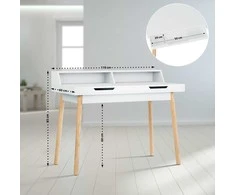 Mville Rašomasis stalas "Eaton" 110 cm