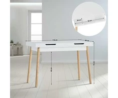 Mville Rašomasis stalas Porto 110 cm V2