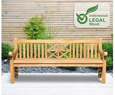 Mville Clp Trading Teakmedžio suolas Florida 200 cm