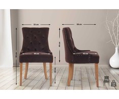 Mville Valgomojo kėdė "Aberdeen velvet" antikvarinė šviesa