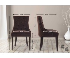 Mville Valgomojo kėdė Aberdeen velvet antikvarinė