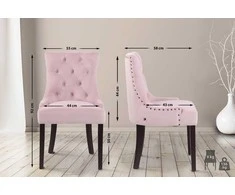 Mville Valgomojo kėdė Aberdeen velvet antikvarinė