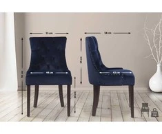 Mville Valgomojo kėdė Aberdeen velvet antikvarinė