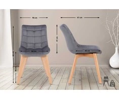 Mville Valgomojo kėdė "Passaic velvet