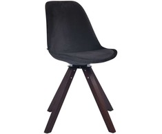 Clp Trading Mville Valgomojo kėdė Troyes Aksomas Square riešuto spalva