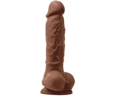 Ns novelties COLOURS PLEASURES VIBE 5 colių dildo rudos spalvos