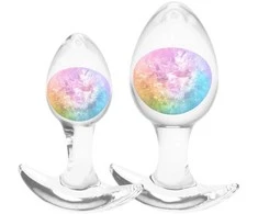 Ns novelties COSMIC GLAMS 2 vnt. rinkinys Vaivorykštė