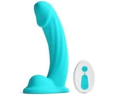 Ns novelties VIBRO DILDO 6 COLIAI TURKIO SPALVOS SU IŠLENKIMU