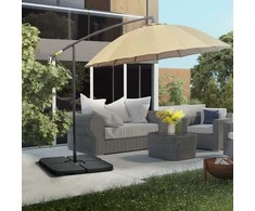 Outsunny 4 vnt. Skėčio svoriai kryžminiam pagrindui, gali būti užpildytas 60 litrų vandens / 78 kg smėlio