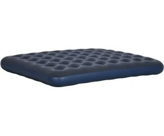 "Outsunny Airbed" sulankstoma dvigulė stovyklavimo lova, tamsiai mėlyna, 203x152x22cm