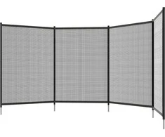 Outsunny Apsauginė tvorelė baseinui, tvenkiniui 365 x 126 cm - juoda