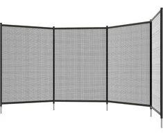 Outsunny Apsauginė tvorelė baseinui, tvenkiniui 365 x 126 cm - juoda