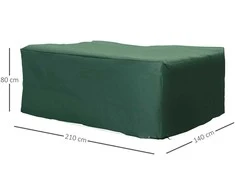 Apsauginis uždangalas sodo baldams 210x140x80cm