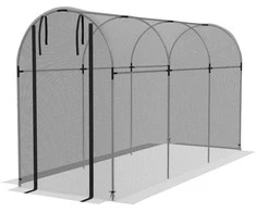 Outsunny Augalų apsaugos tinklas su užtrauktuku nuo vabzdžių ir kenkėjų 1,2 x 3,6 m