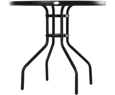 Outsunny Bistro stalas su skyle skėčiui Ø80 x 72 cm