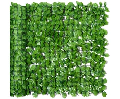 Outsunny dirbtinė gyvatvorė, balkonų privatumo apsauga, sienų dekoras, šviesiai žalia, 300x100 cm