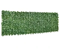 Outsunny Dirbtinė gyvatvorė sodui ir terasai, sienų apdailai, tamsiai žalia, 300x100cm