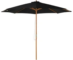 Outsunny Medinis sodo skėtis 300 cm - juodas