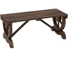 Outsunny Medinis sodo suoliukas 98 x 50 x 39,5 cm