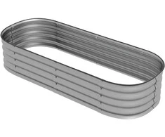 Outsunny Metalinė pakeliama lysvė, daržovių lysvė 150 x 62 x 30 cm