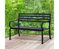 Metalinis sodo suoliukas 2-vietis 127 x 58 x 82 cm