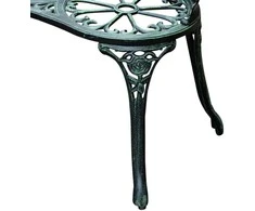 Outsunny Metalinis sodo suoliukas 2-vietis 100 x 54 x 78 cm