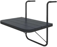 Outsunny Pakabinamas balkono staliukas iki 25 kg